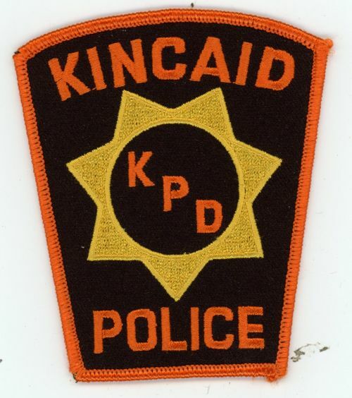 ILLINOIS IL KINCAID POLICE NICE SHOULDER PATCH SHERIFF