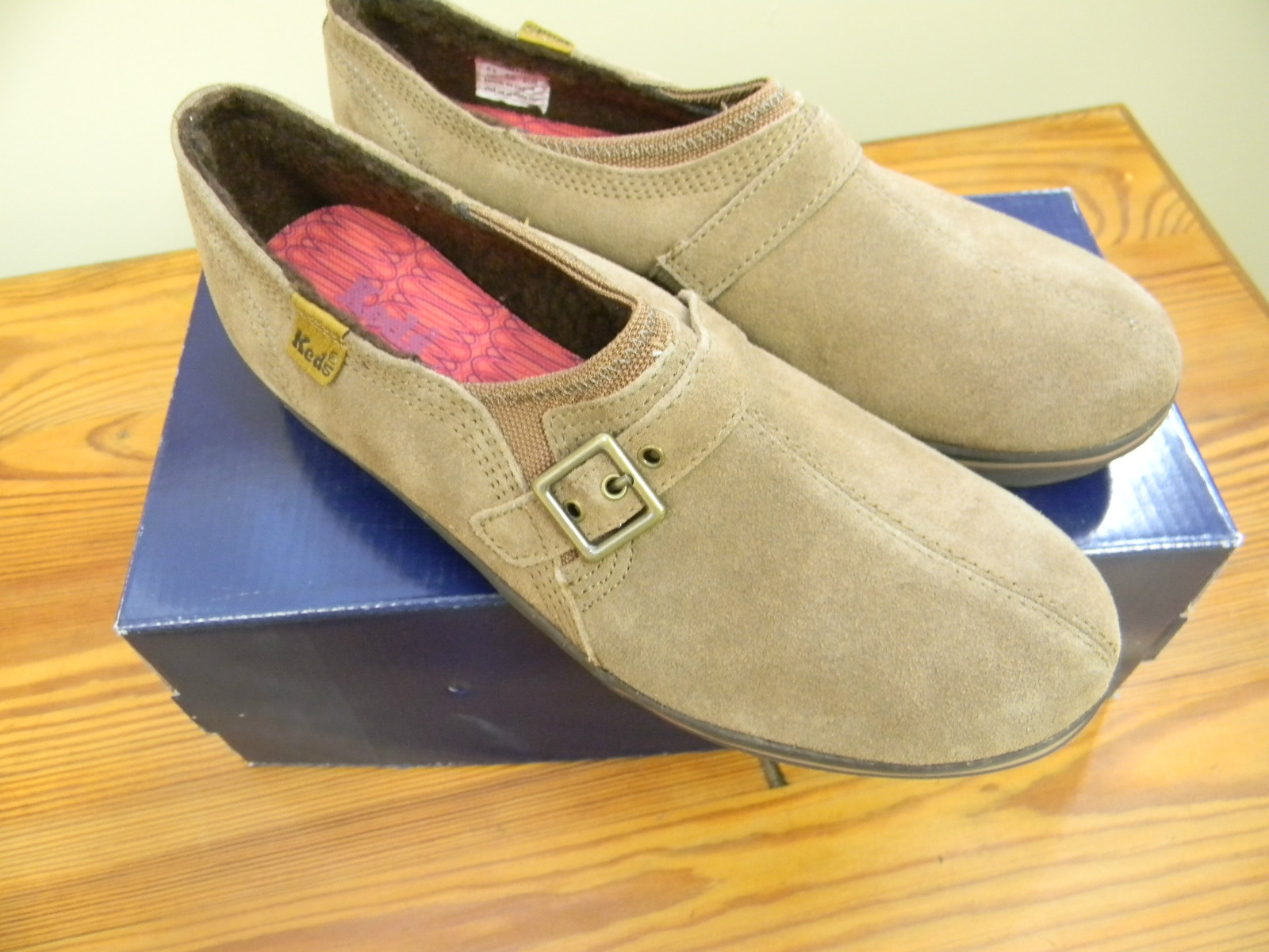 Women's/Ladies Keds Sport "Cozy Brown Suede" Brown New  WH39458 Ladies