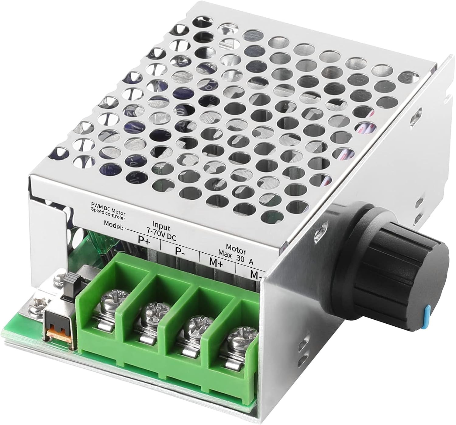 Effortless Motor Control: 30A PWM Speed Controller for 7-70V Applications