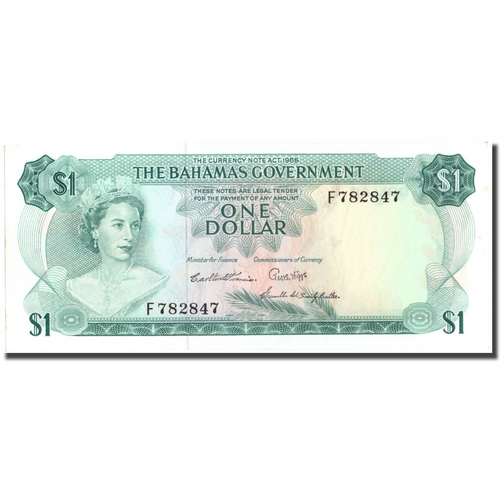[#214003] Banknote, Bahamas, 1 Dollar, 1965, 1965, KM:18b, UNC