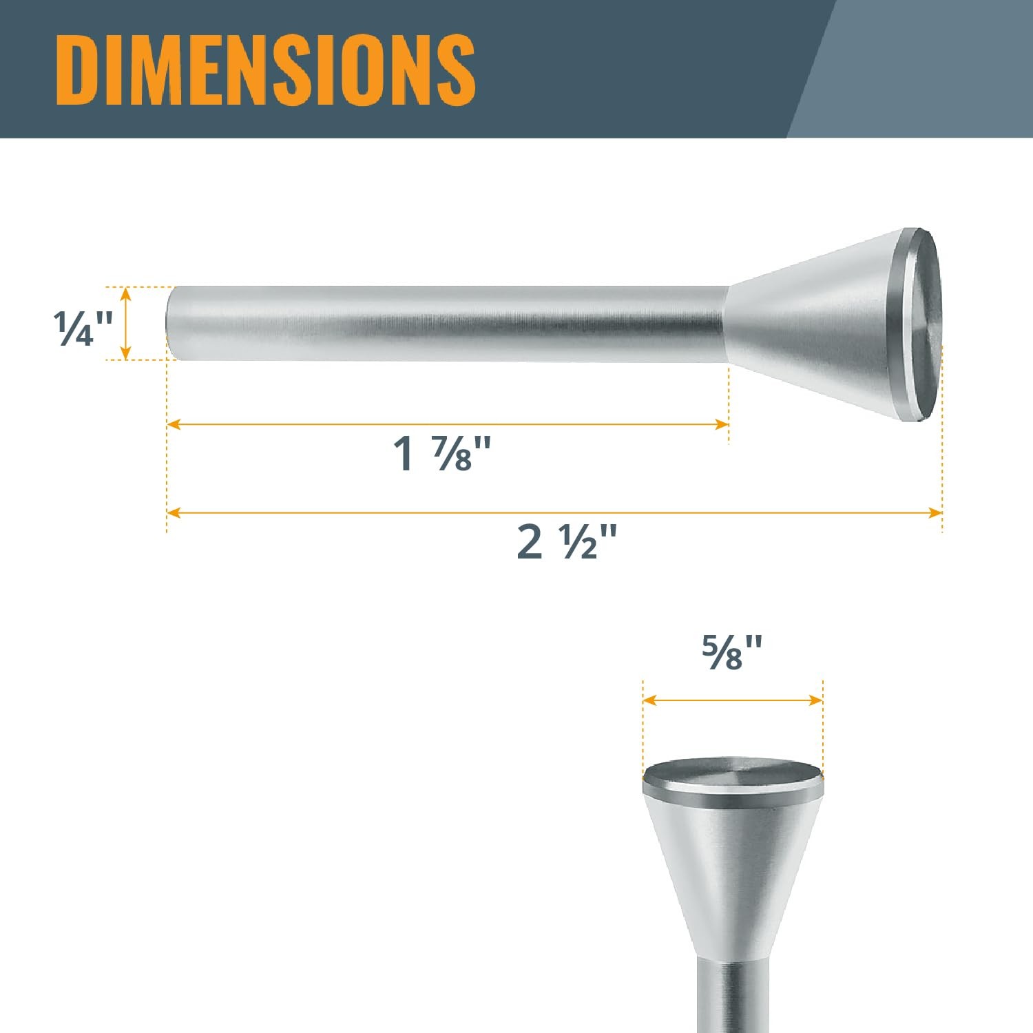 Router Subbase Centering Pin & Cone Set w/ 1/2" & 1/4" Inside Centering Guide...
