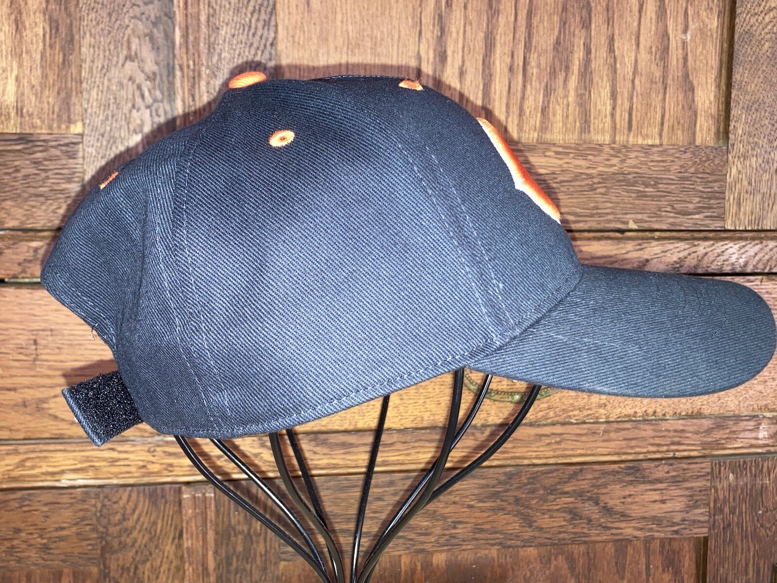 Chicago Bears Embroidered Baseball Hat Navy Blue Orange Letter C Strapback NFL