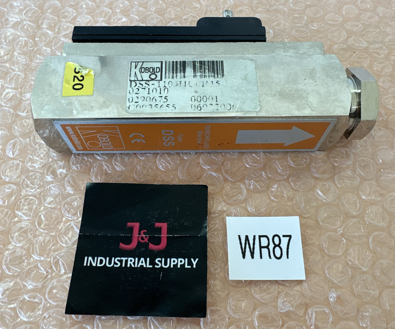 Kobold DSS-1103HU0R15 DSS Metal Flow Switch 41R57-RU 1A 230VAC || FAST SHIPPED