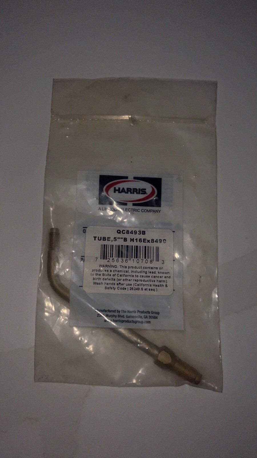 Harris Model 8493B Gooseneck Medium Duty Tip Tube - QC8493B
