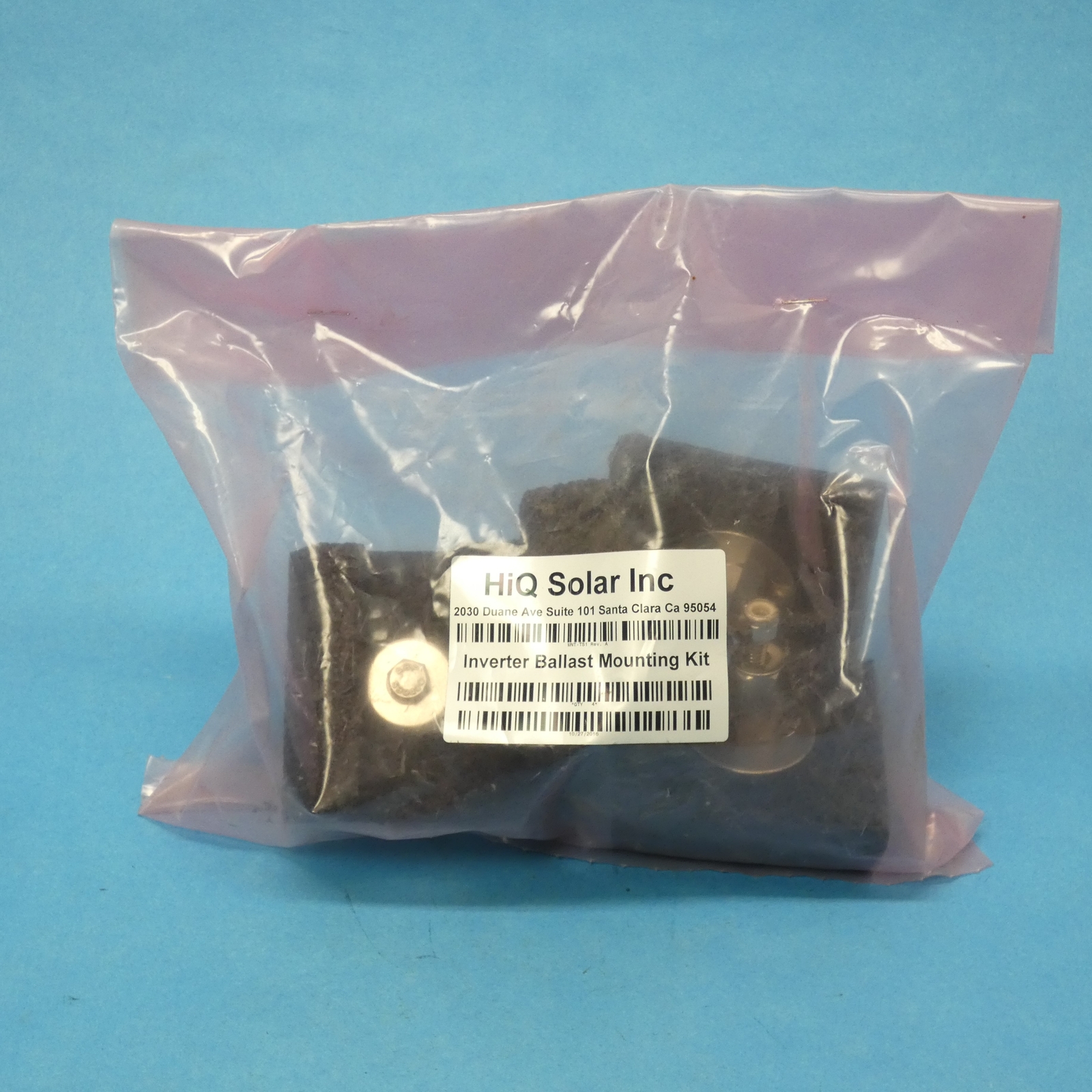 HiQ Solar MNT-TS1 Inverter Ballast Mounting Kit Bag of 4