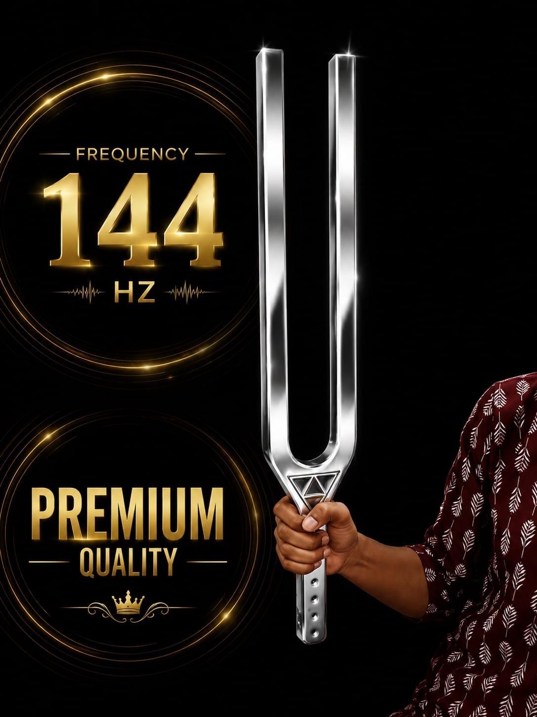 144 Hz Giant Tuning Fork Angelic Frequency | Divine Healing Meditation Tool