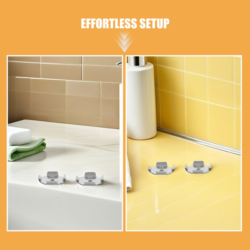 4 Pcs Towel Bar Fastening Kit Suspension Hardware Adjustable Bracket