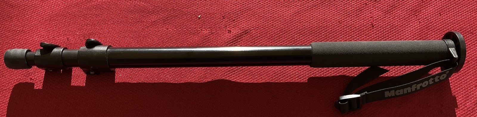 EUC Manfrotto 679B Monopod for Camera Professional Lightweight Black 62" Max