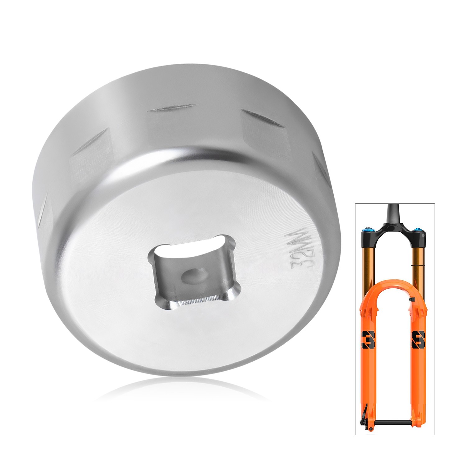 32mm Bike Fork Topcap Socket Tool 32mm 3/8" for 36/38/40 Series Mountain Bike
