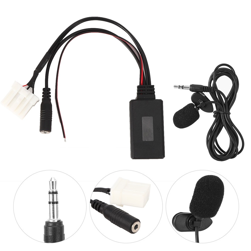 AUXin Cable Adapter Car Bluetooth5.0 Microphone For 2 3 5 6 RX8