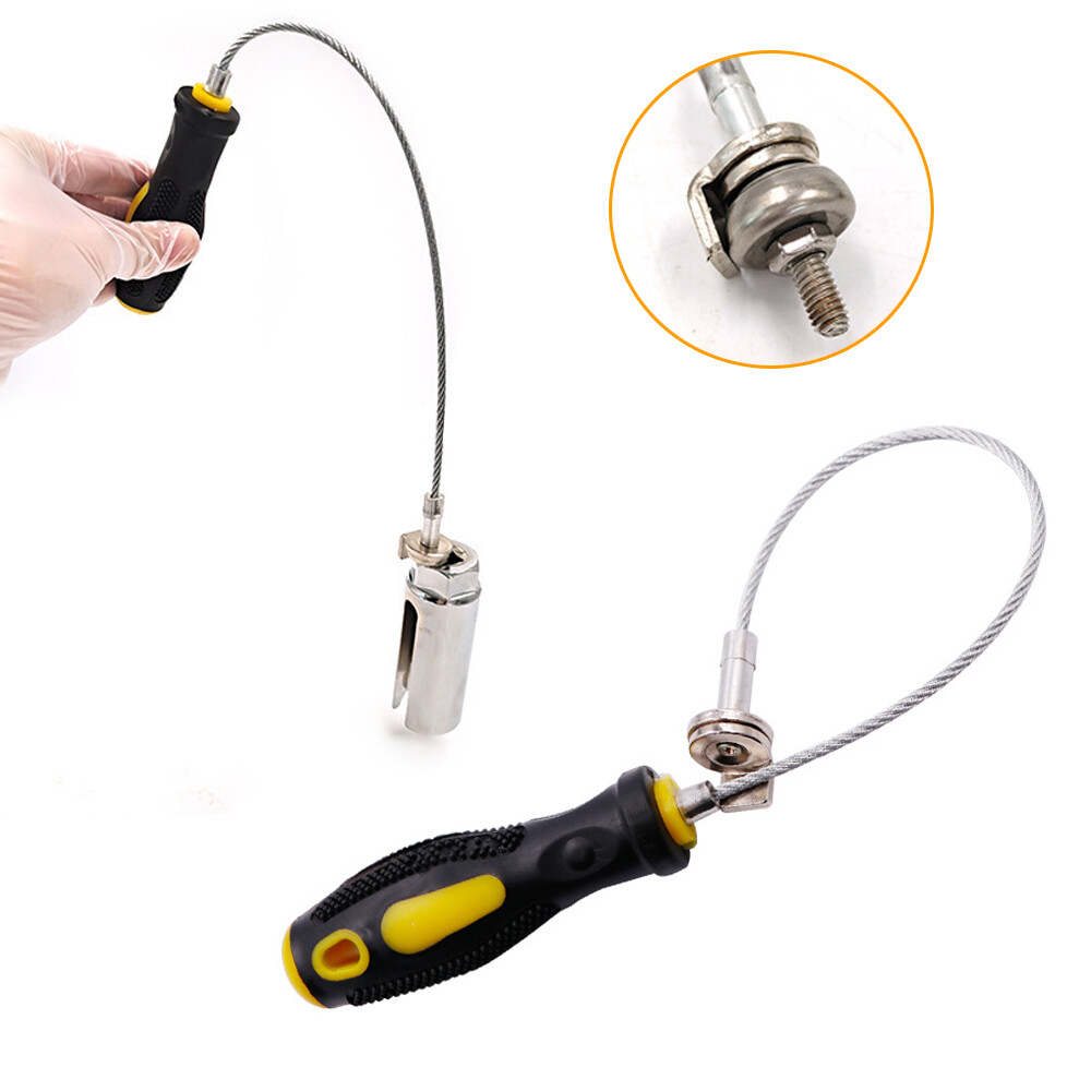 Strong Magnetic Oil Drain Wrench Sump Plug Wrench Removal Oil Release Tool