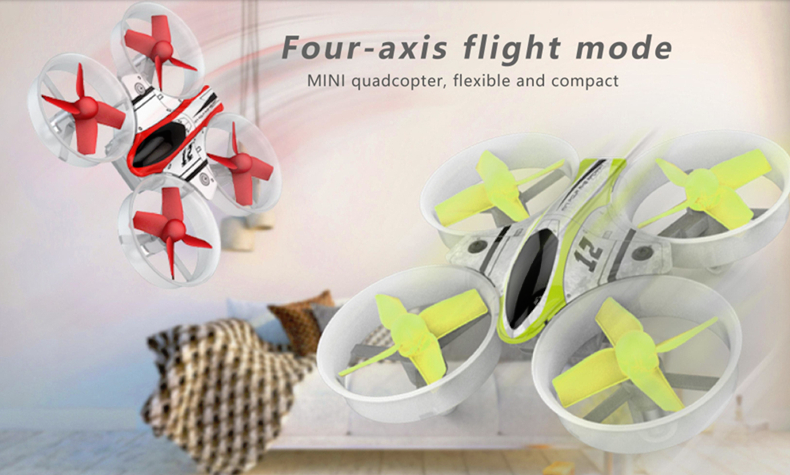 Eachine E015 3 in 1 Quadcopter Hovercraft Boat Altitude Hold Headless Mode Red