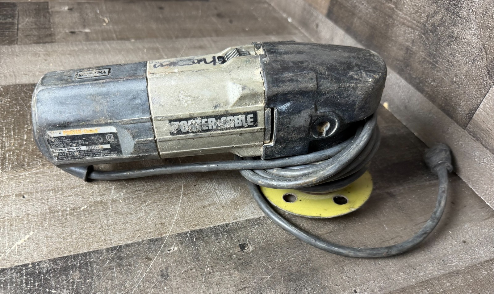 Porter-Cable Corded Angle Grinder Power Tool AS-IS UNTESTED