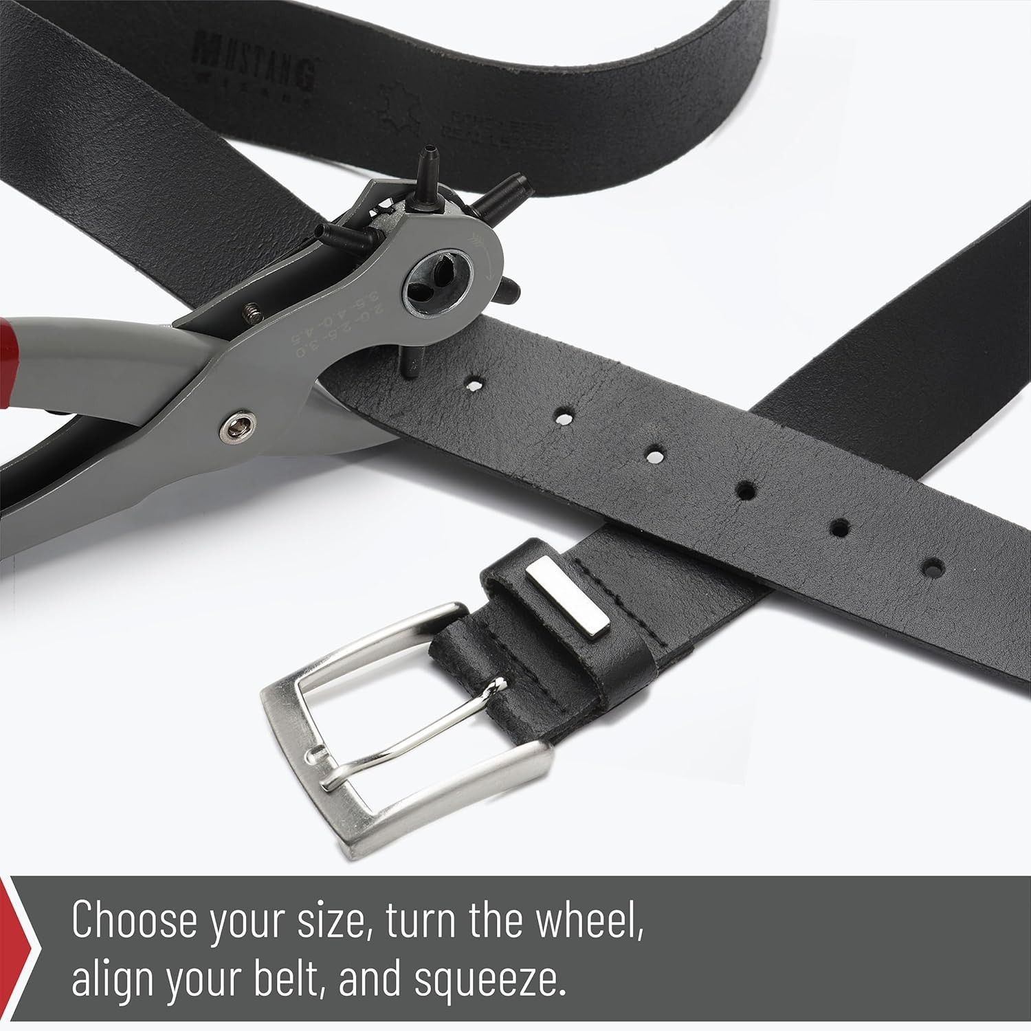 Premium Leather Hole Punch Tool with 6 Size Options - Craftsmanship at Its Best