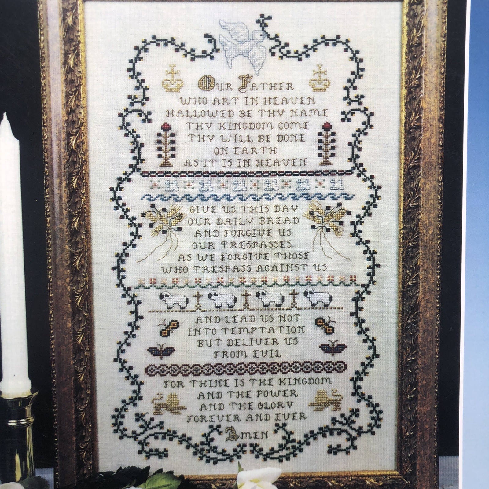The Lord's Prayer Sampler Stoney Creek Collection Leaflet #239 Pattern Chart