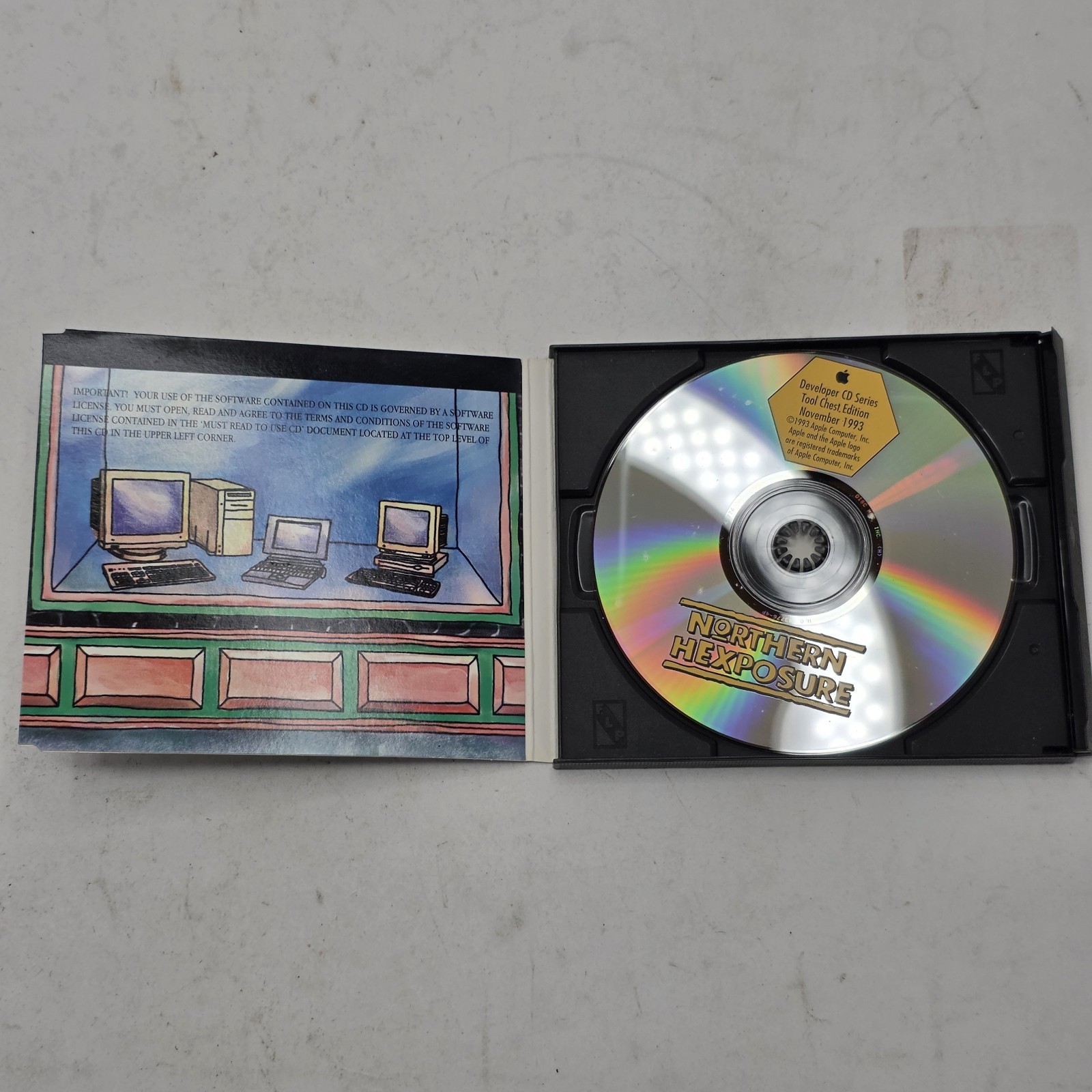 1993 Apple Developer CD “Northern HEXPposure” Nov Tool Chest Vintage Mac