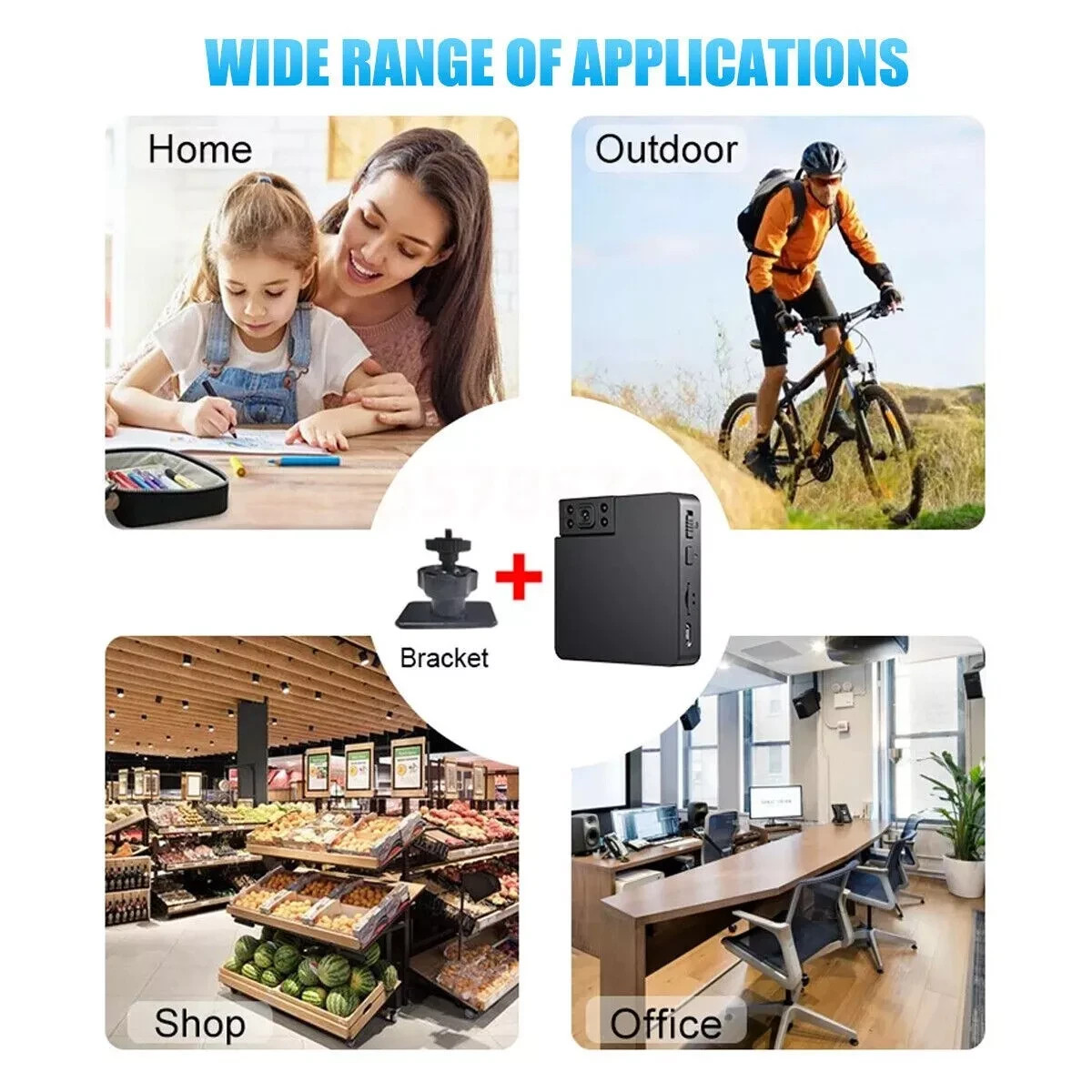 2025 Smart Mini WiFi Camera Wireless 1080P HD Night Cam Home Security
