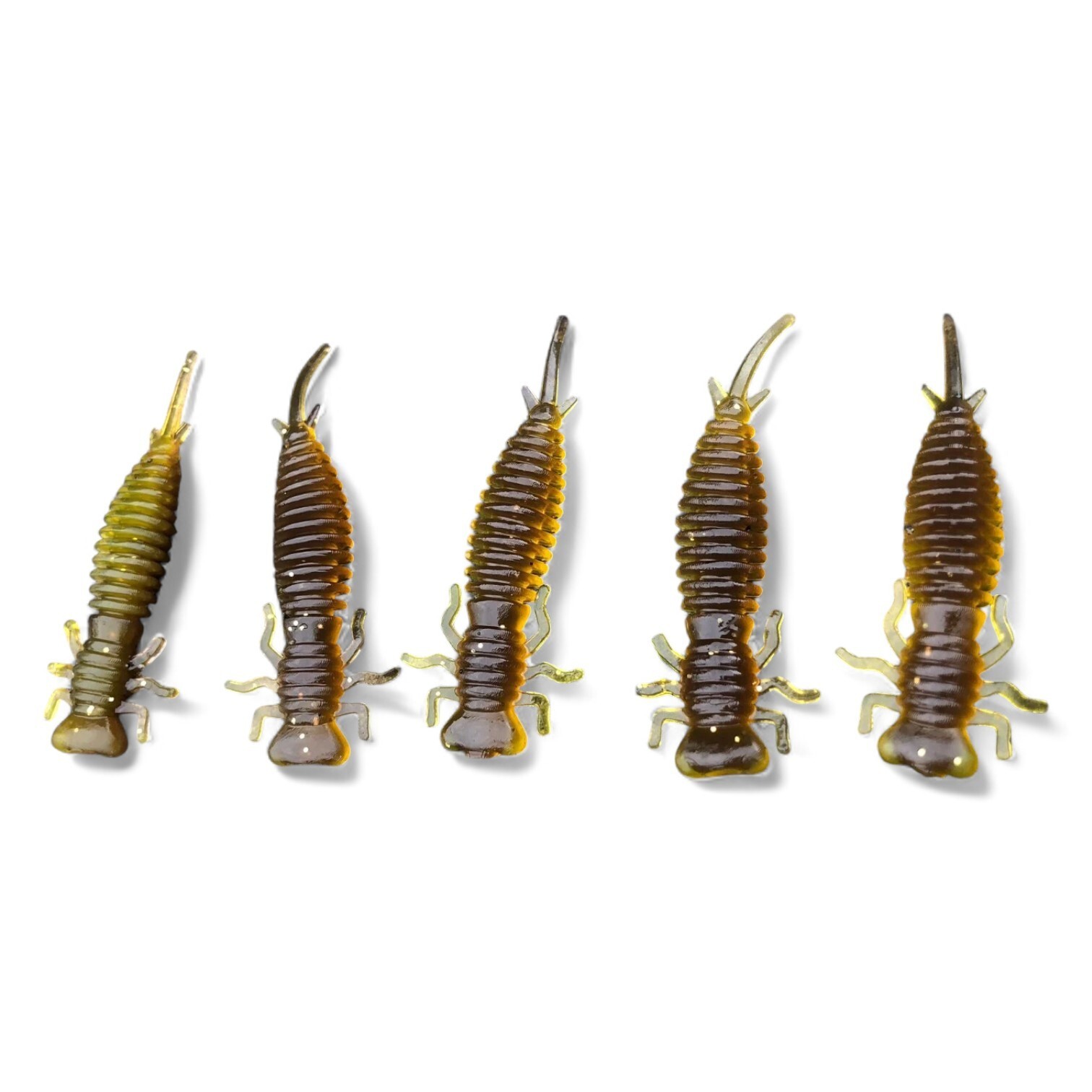 Dragonfly Larva Larve nano bug soft bait 50mm fishing lure pack of 5 UK seller