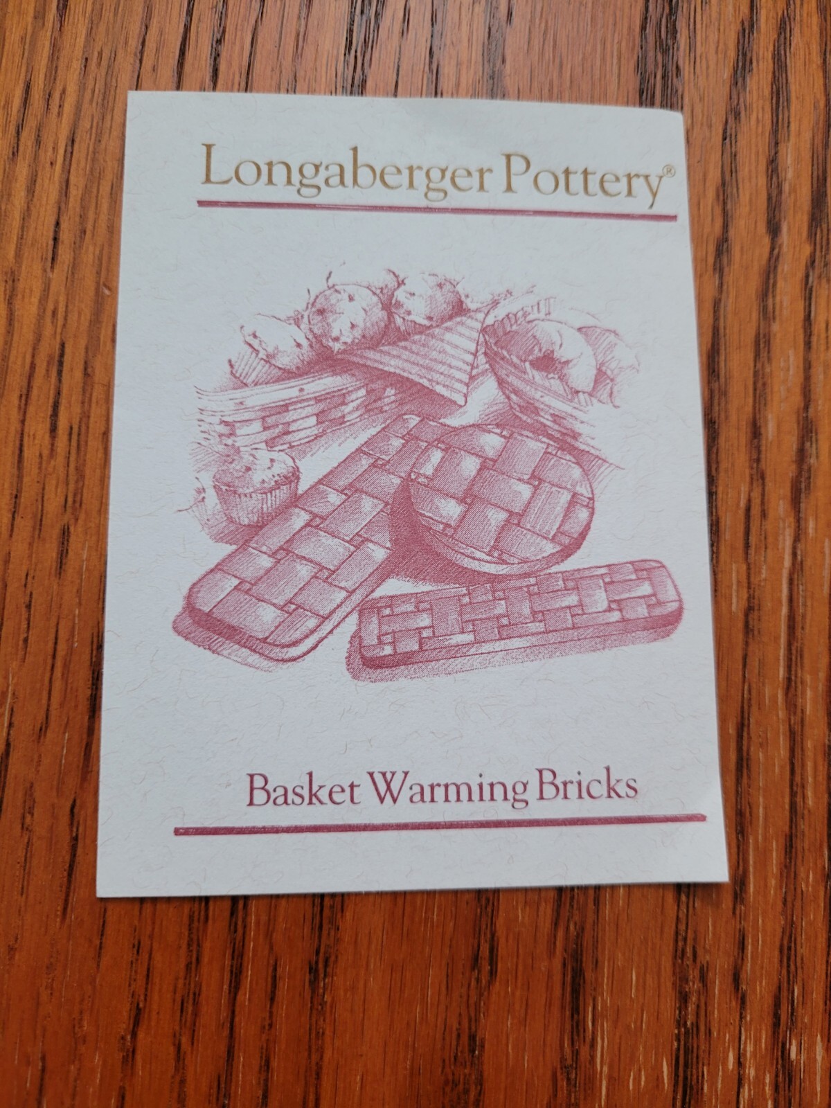 NEW Longaberger Buffet Brick