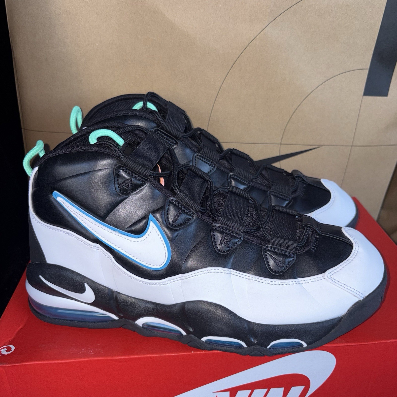 NEW Nike Air Max Uptempo 95 NY vs. NY Black Orion Blue NBY IH5074-010 Size 13