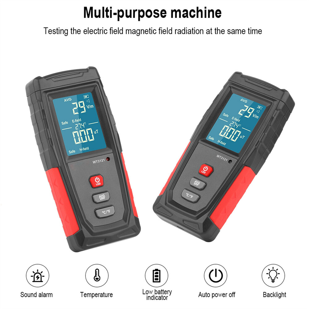 Electromagnetic Field Radiation Detector Tester Emf Meter