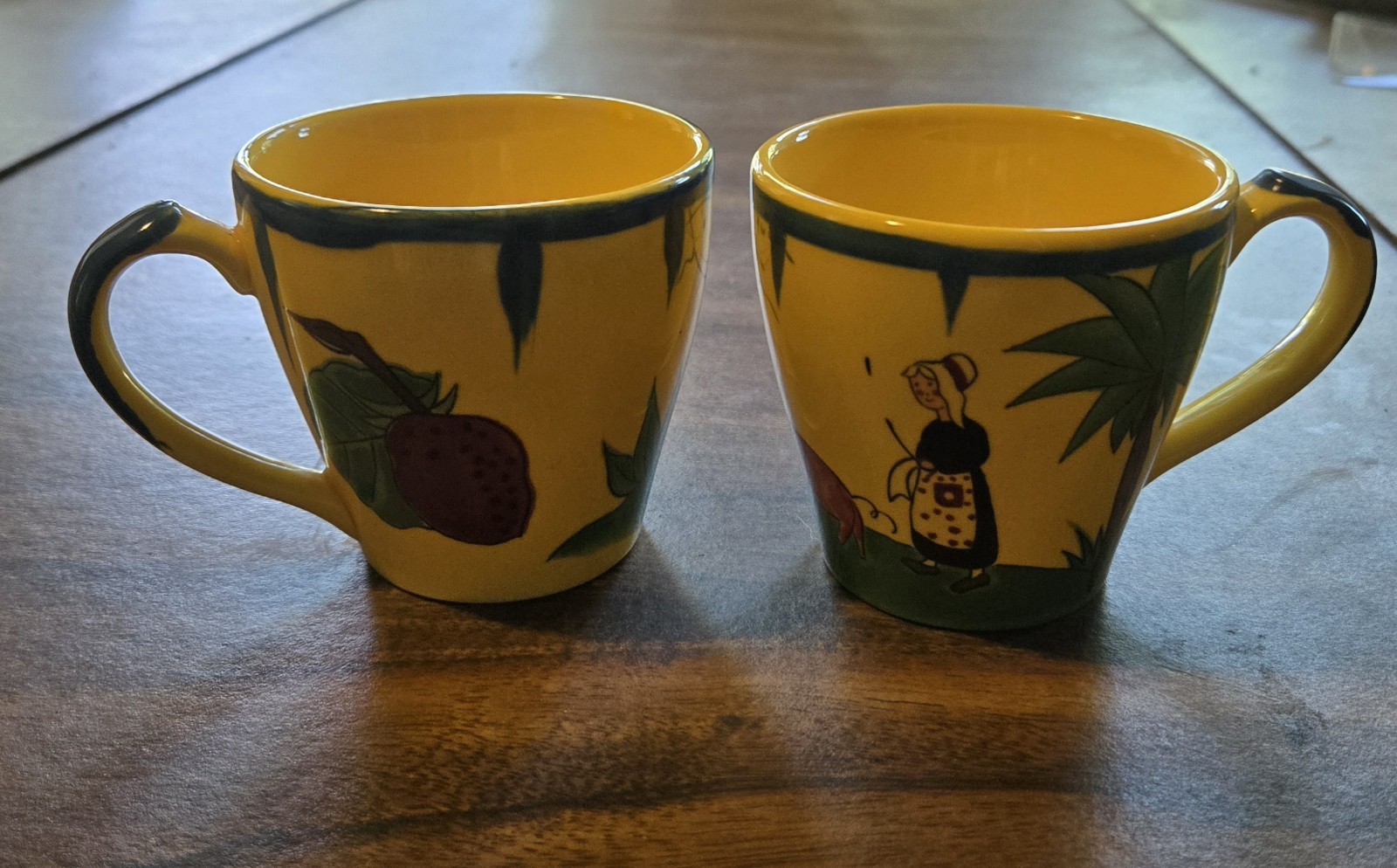 The Holden "Soleil" Design Two Tea Cups