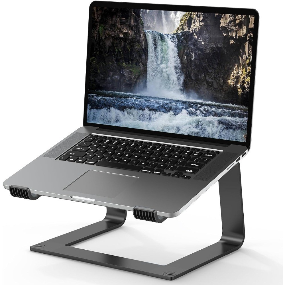 Laptop Stand for Desk, Aluminum Laptop Riser Holder | Removable Metal Notebook