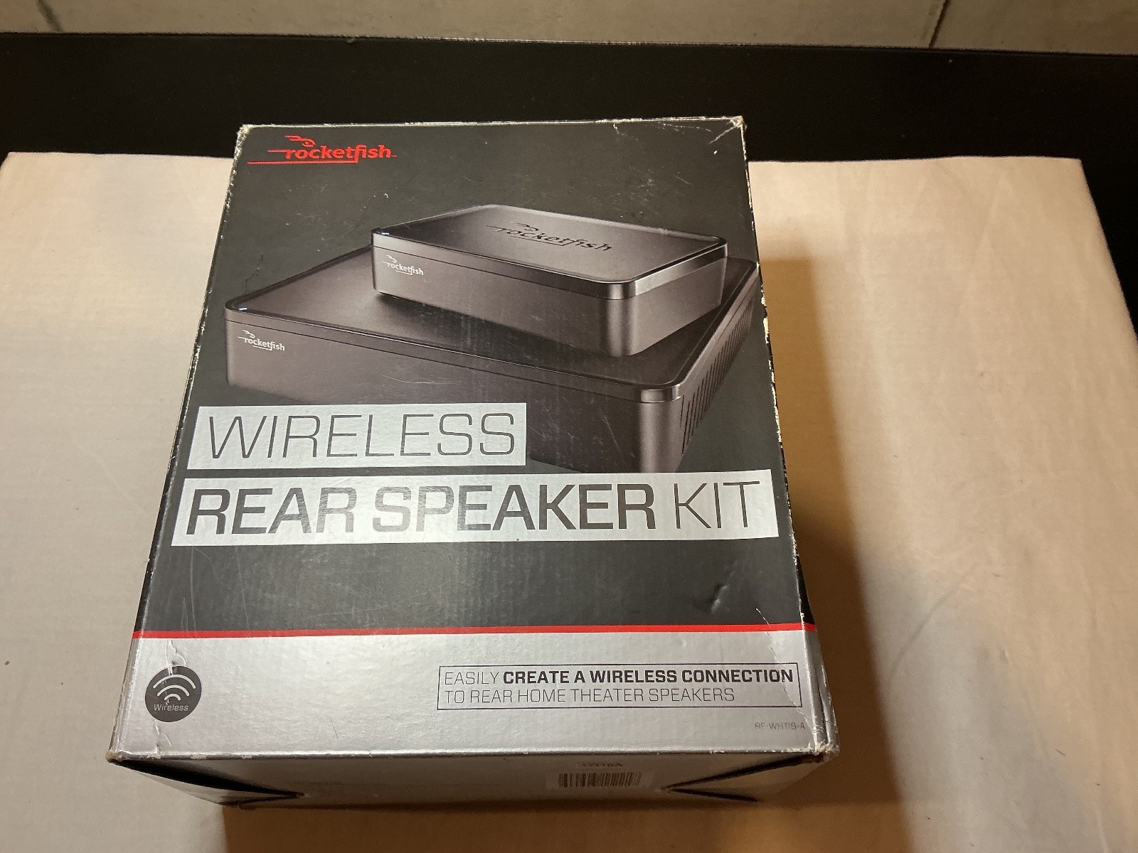 ROCKETFISH WIRELESS REAR SPEAKER KIT. RF-WHTIB-A.  NEW.