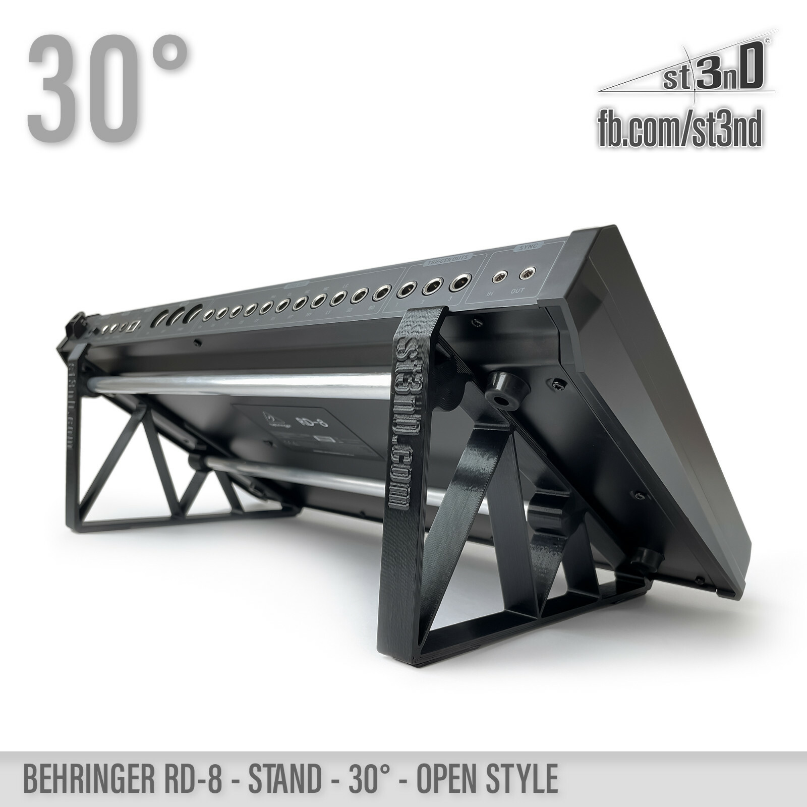 STAND for BEHRINGER RD-8 / RD-9 - 30° - Open Style
