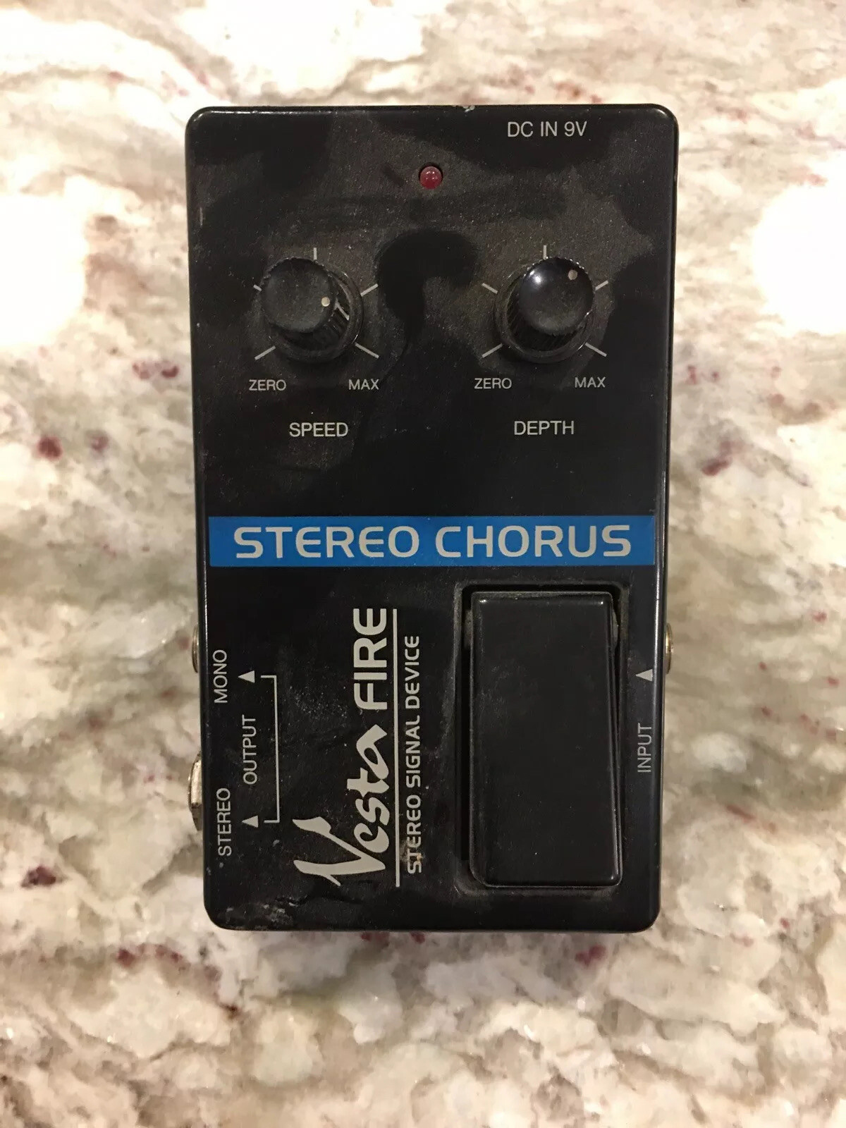 Vesta Fire Stereo Analog Chorus Rare Vintage Guitar Effect Pedal MIJ Japan