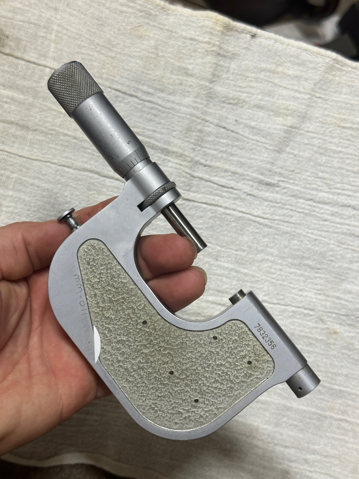 FOWLER / VIS 0-1” .0001” INDICATING MICROMETER COMPARATOR Machinist Tool Maker