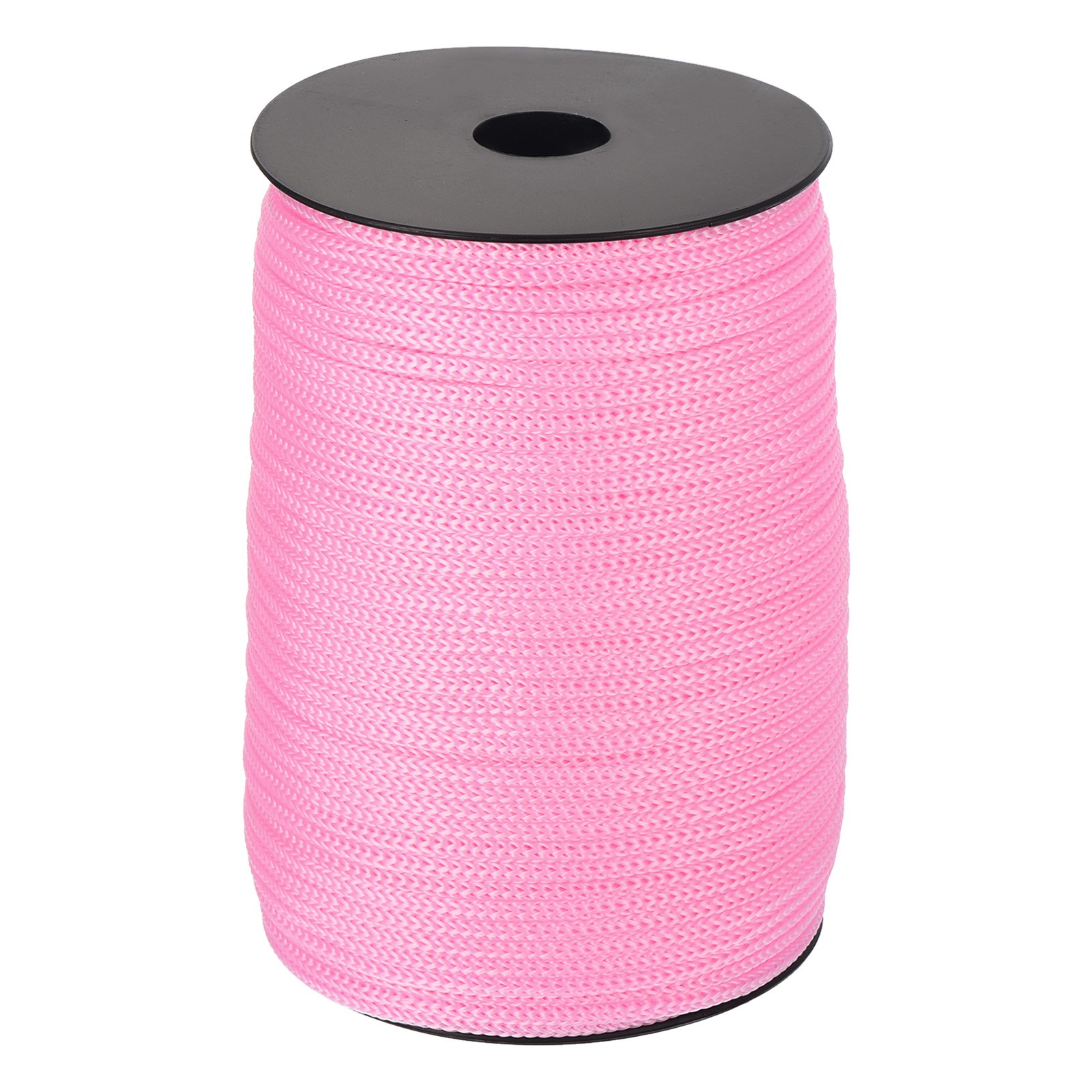3/16" Polypropylene Rope Braided Ropes, 328ft Nylon Rope Light Pink