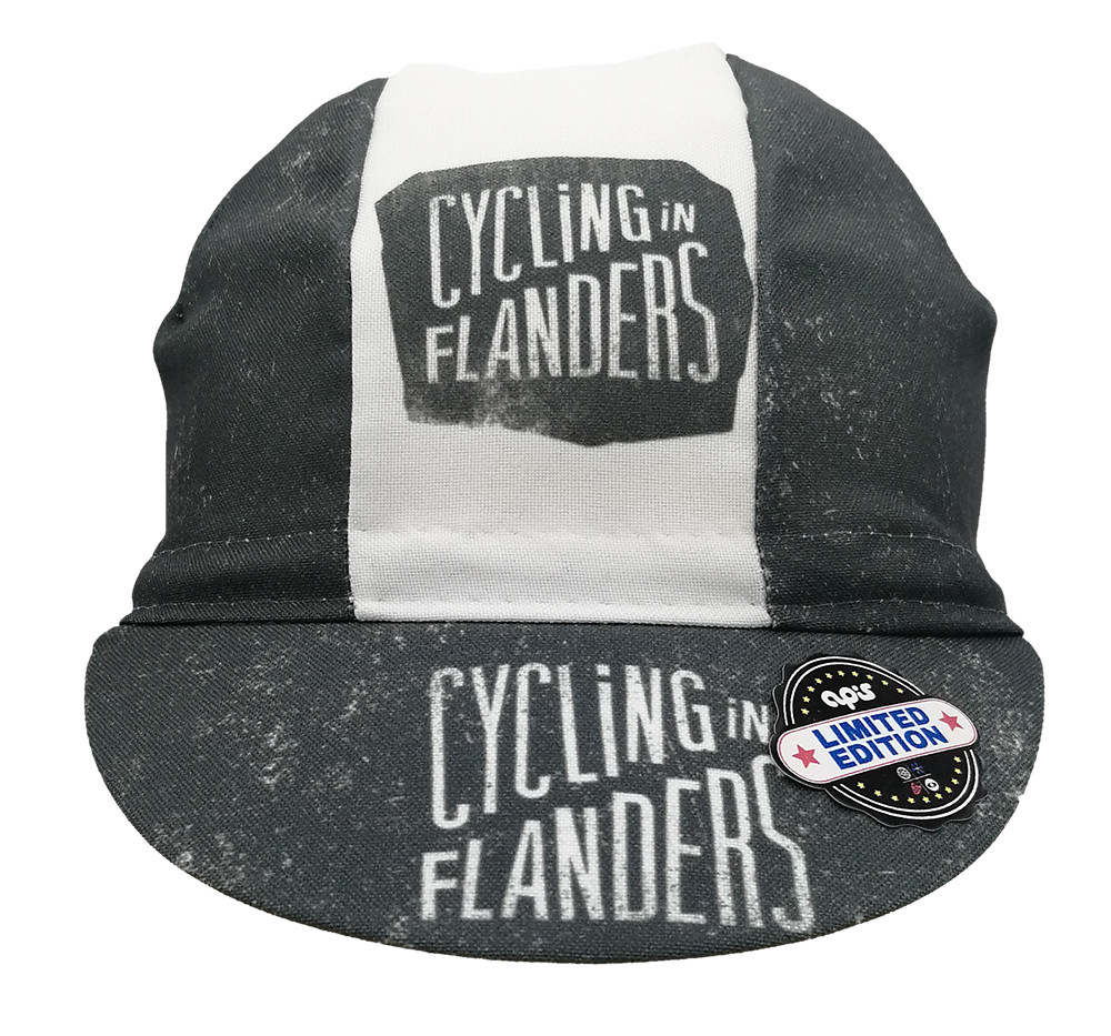 Cycling in Flanders Cobblestones Cycling Cap by Apis