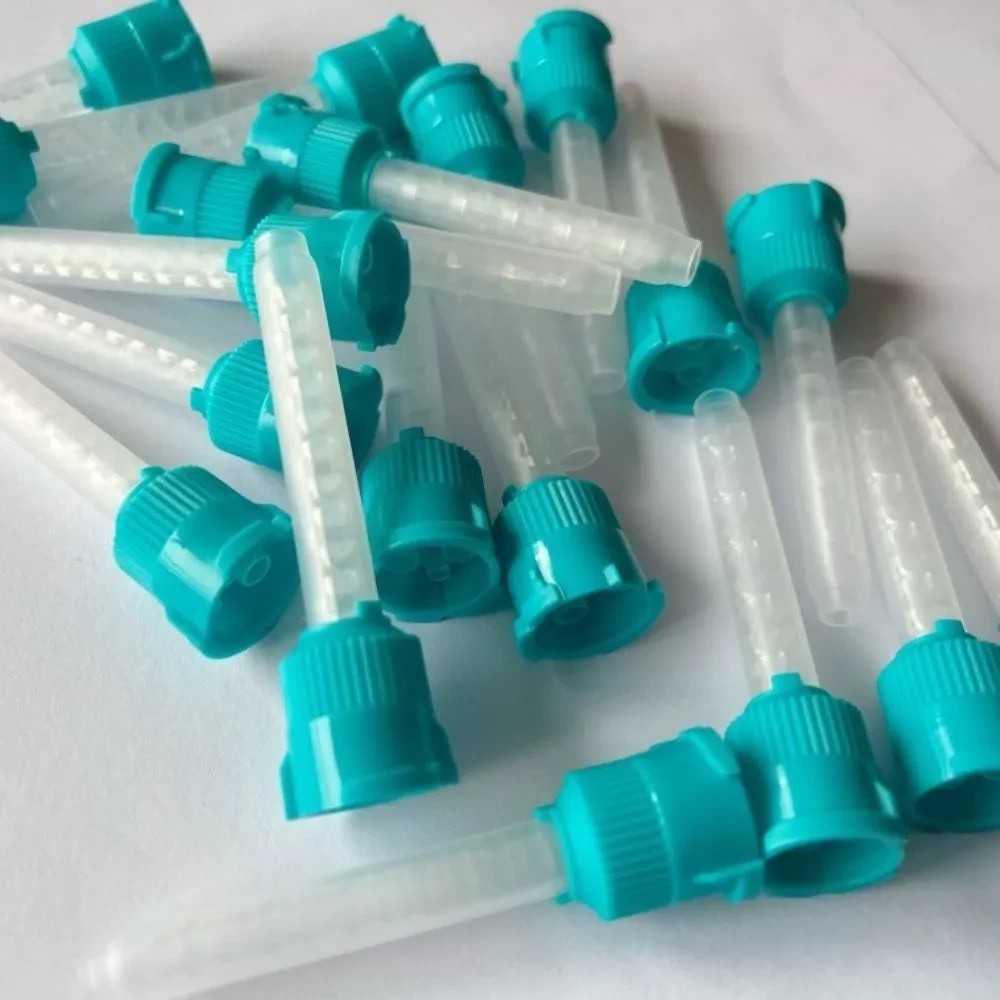 100/pcs Short 1:1  (6.5mm) HP Mixing Tips Dental Impression Heavy body PVS/VPS