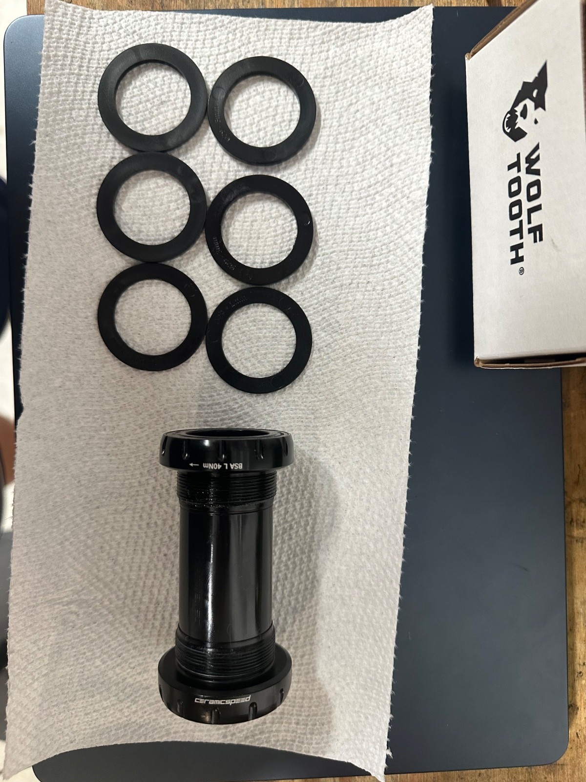 Ceramicspeed ALPHA MTB Bottom Bracket - English/BSA, 73mm, DUB Spindle - New