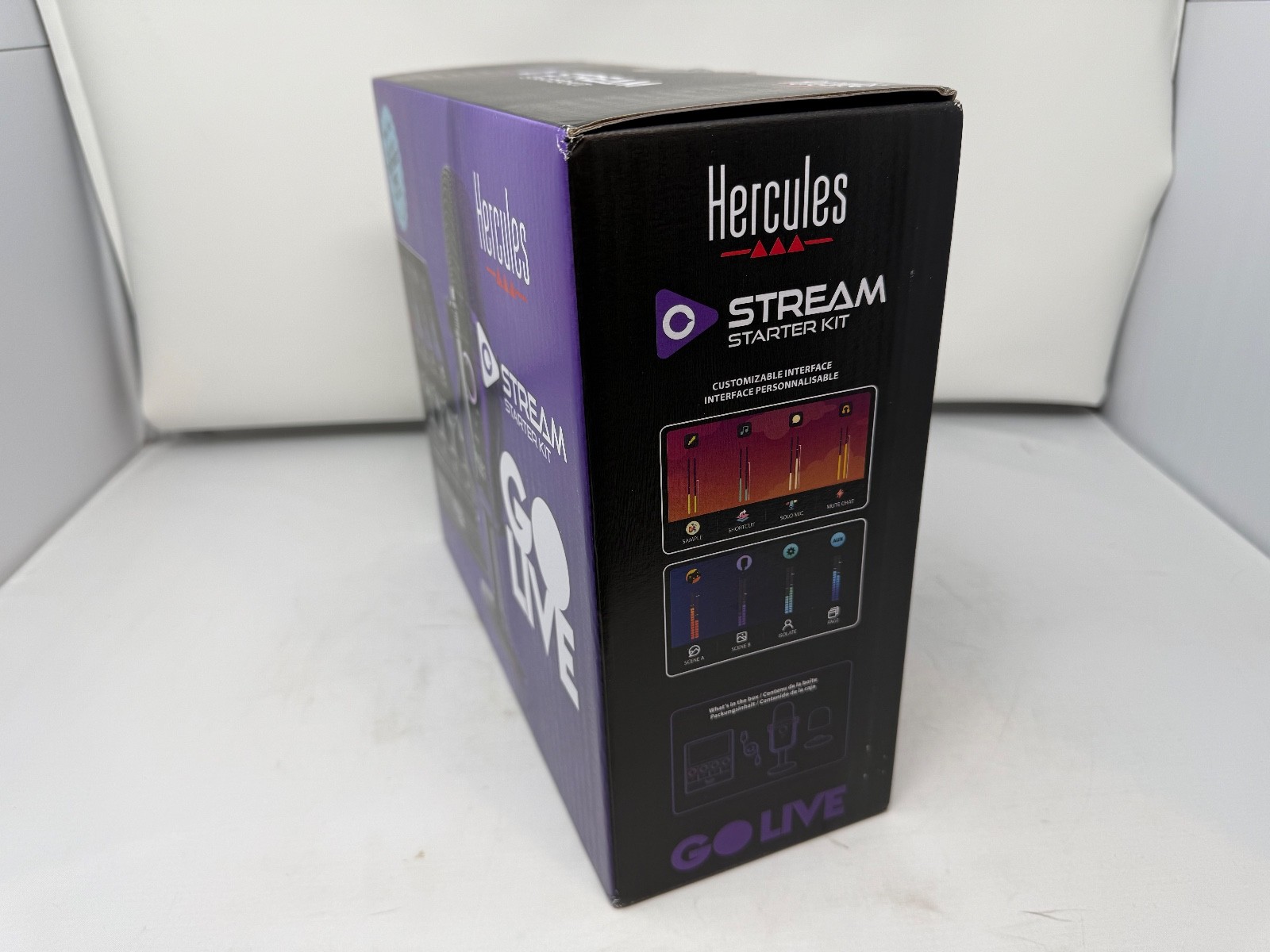 NEW Hercules Stream Starter Kit - Stream 100 & HUD-600 USB Microphone