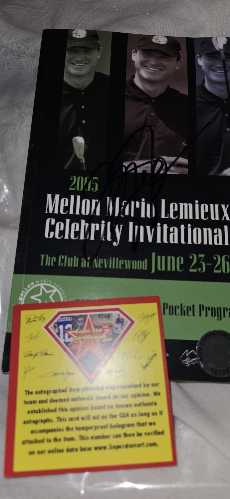 Michael Jordan autographed 2005 Celebrity Golf Tournament Program NBA w/COA