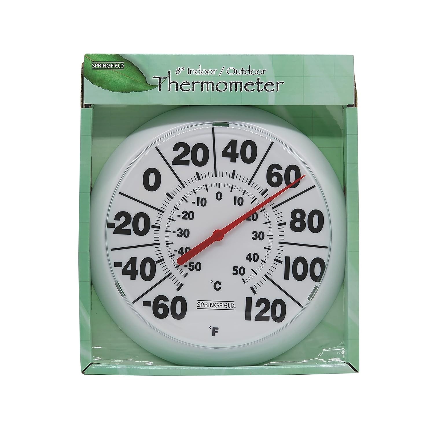 Durable Wireless Outdoor Thermometer with Large Easy-to-Read 8-Inch Display