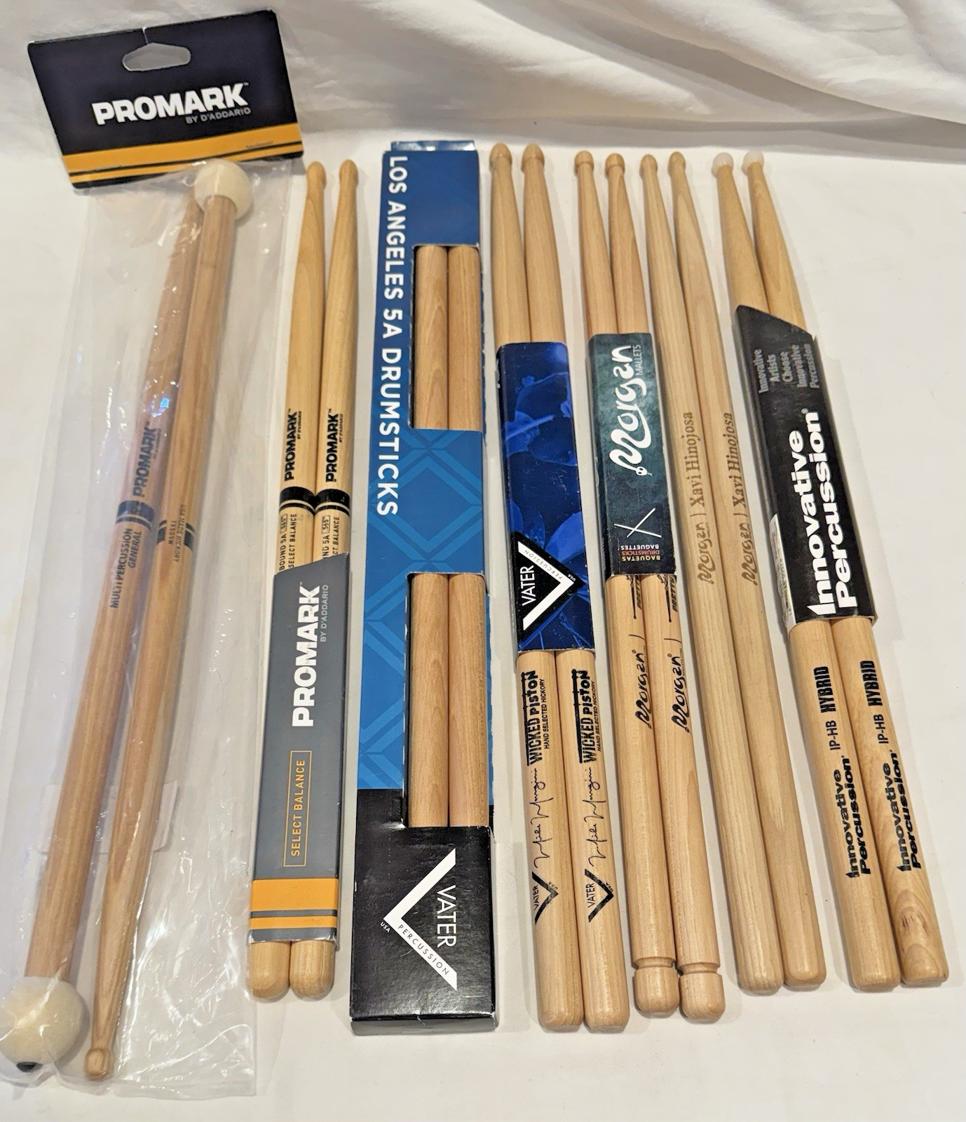 Drumsticks Lot - NEW - 7 Pair - Promark, Vater, Innovative Percussion and more