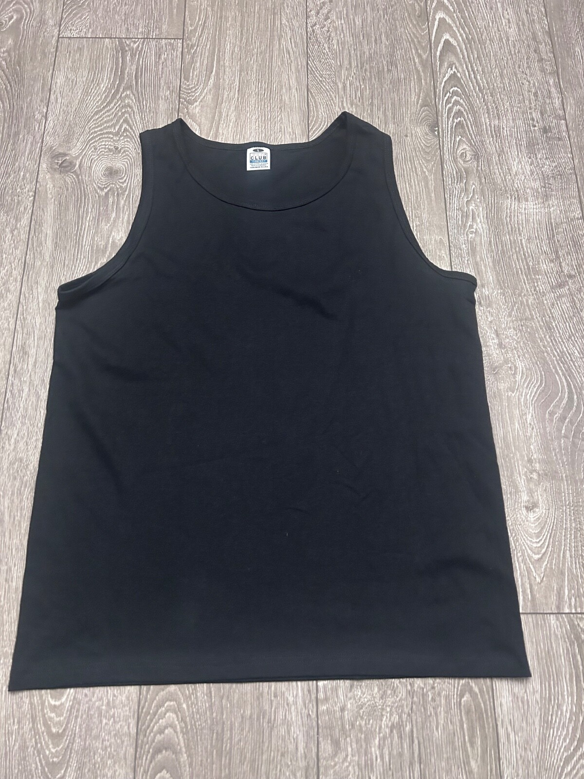 Pro Club Men's Comfort Cotton Black Tank Top Size L