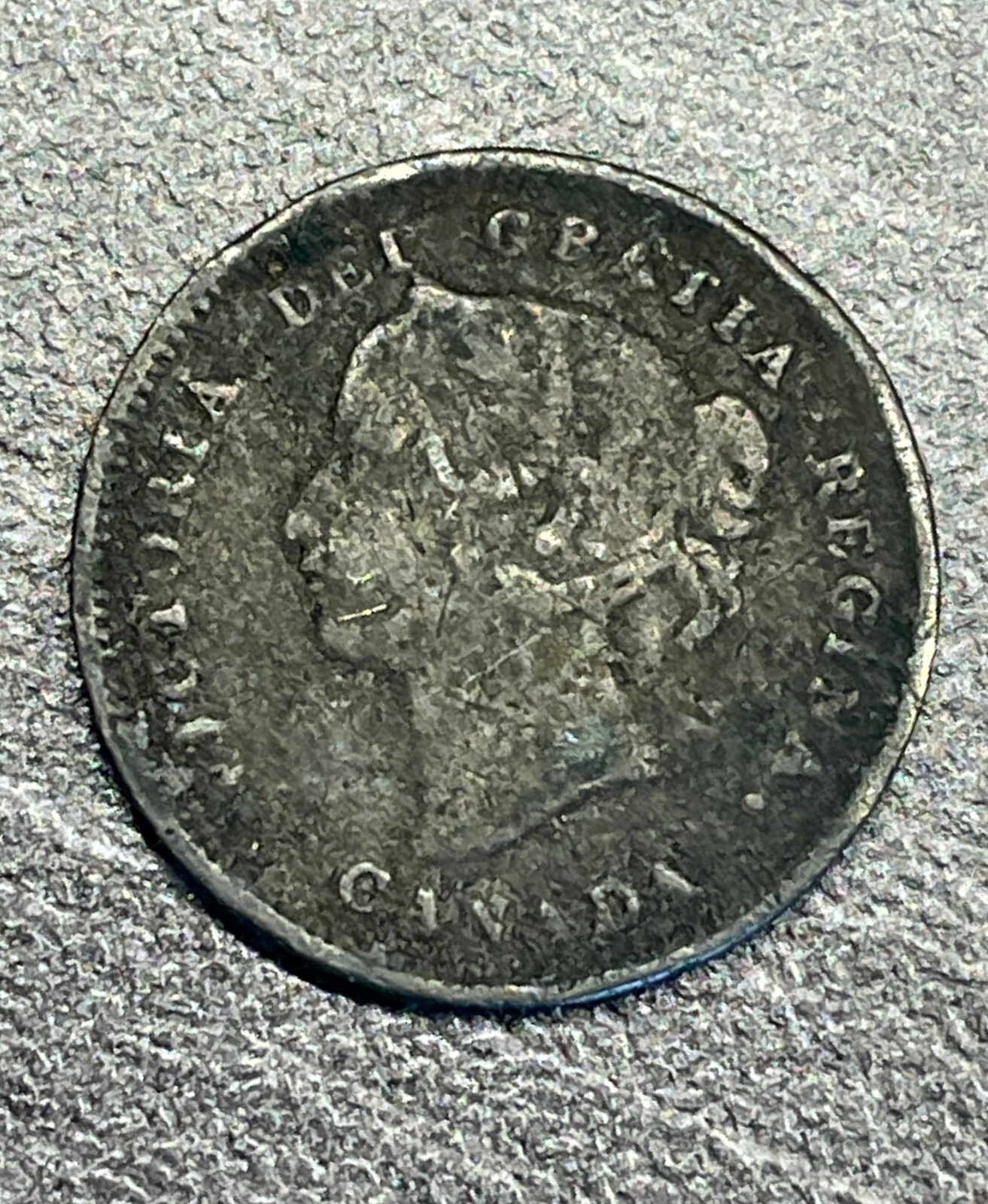 1893 Canada 5 Cents  Coin  - Silver