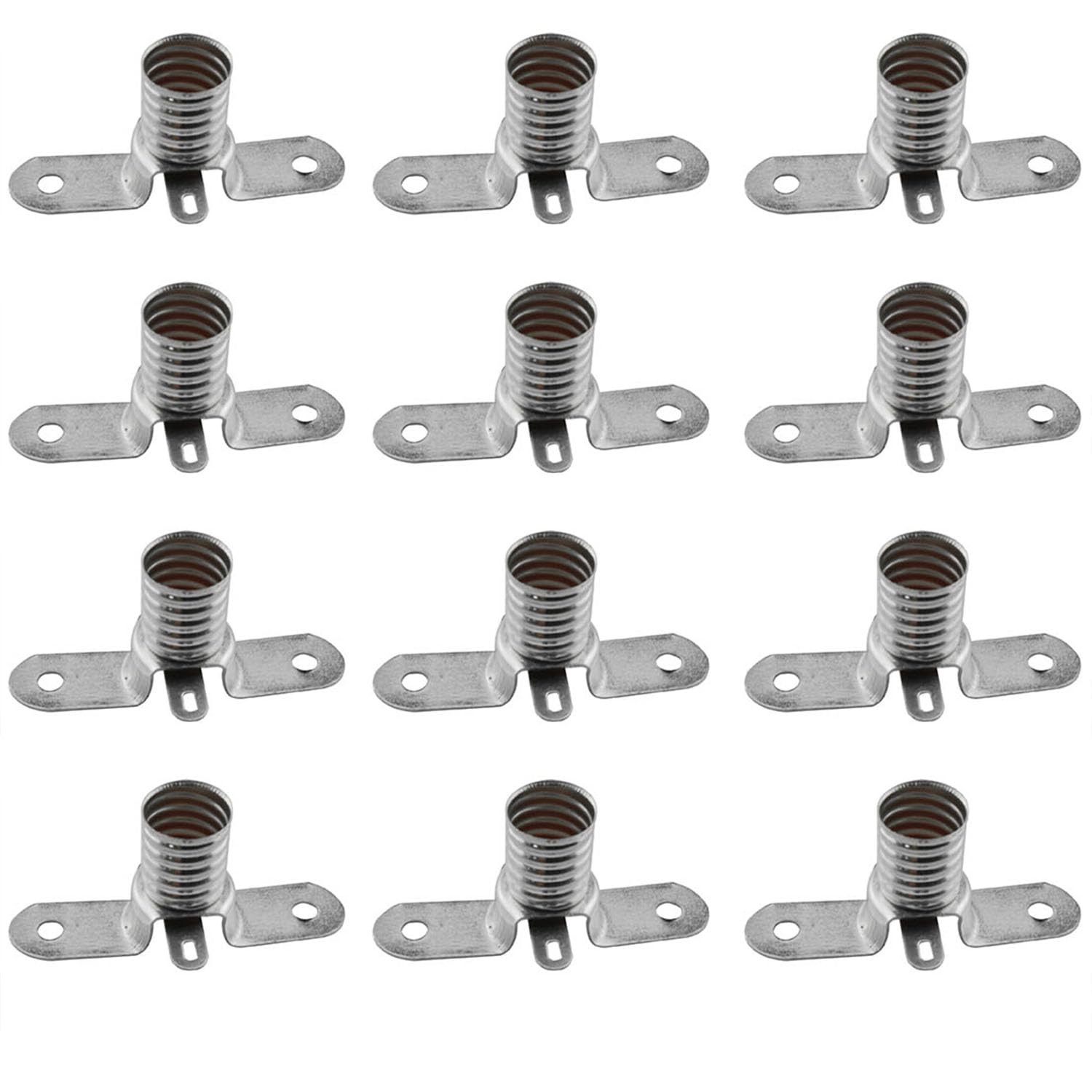 E10 Bulb Socket 12PCS E10 Mini LED Bulb Socket, Student Physics Experiment Sc...