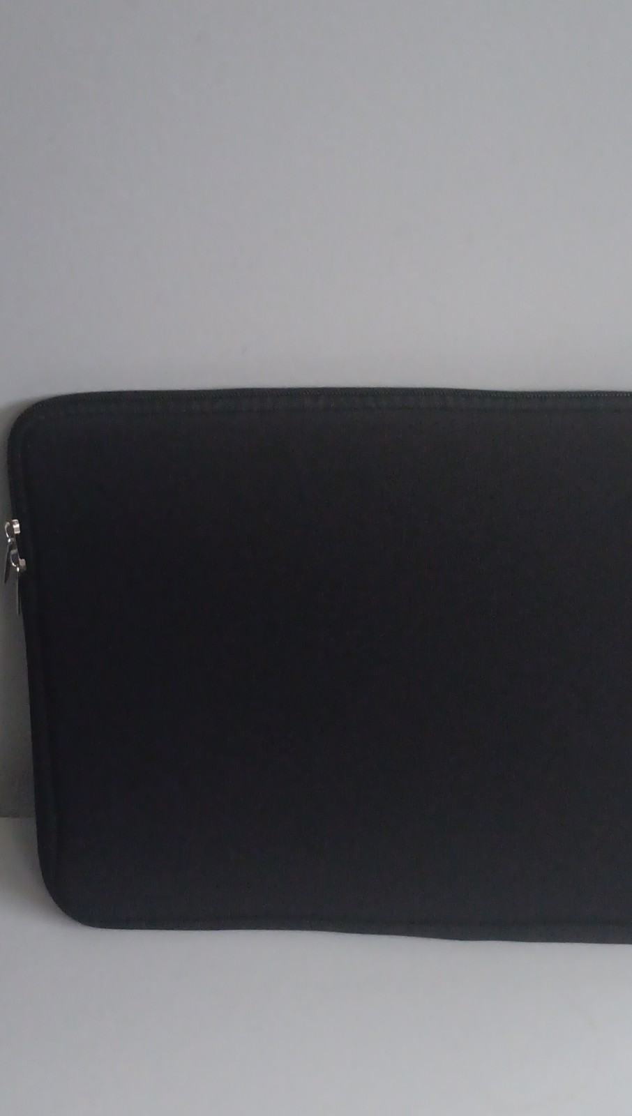 Black Neoprene Padded Sleeve Case for 13 Inch Universal Laptop Solid Pattern