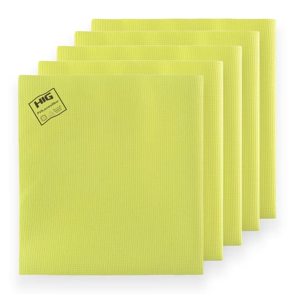 HIG PVA Microfiber Cleaning Towels, Professional Synthetic Chamois Cloths for...