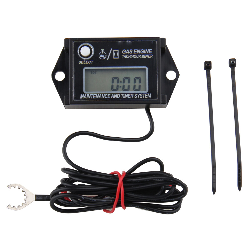 Digital Tachometer Hour Meter for Honda Civic 2 & 4 Stroke Engine lawnmower ATV