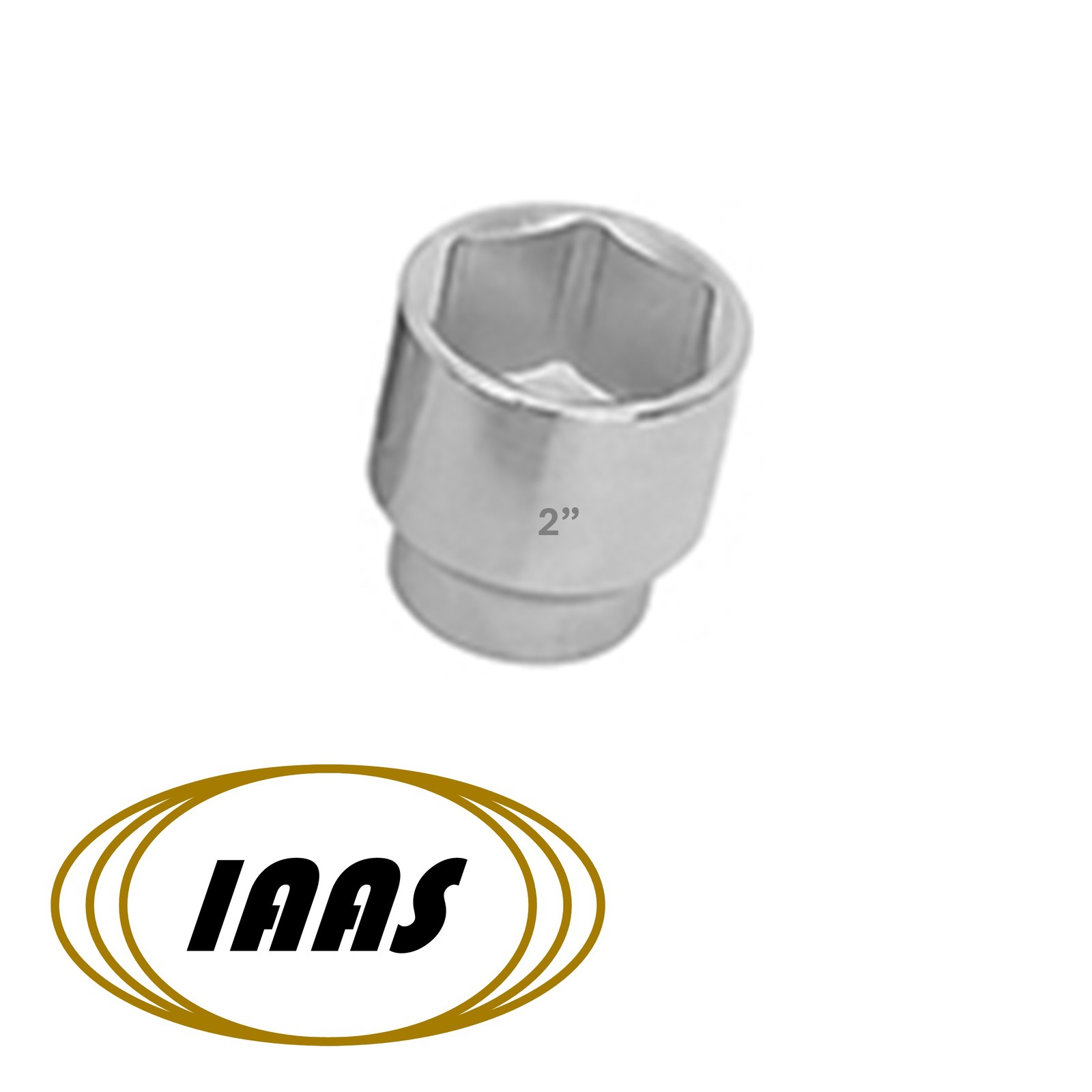 2" x 3/4 in Drive / Chrome Plated / Drop Forged / 6 Point Socket by IAAS