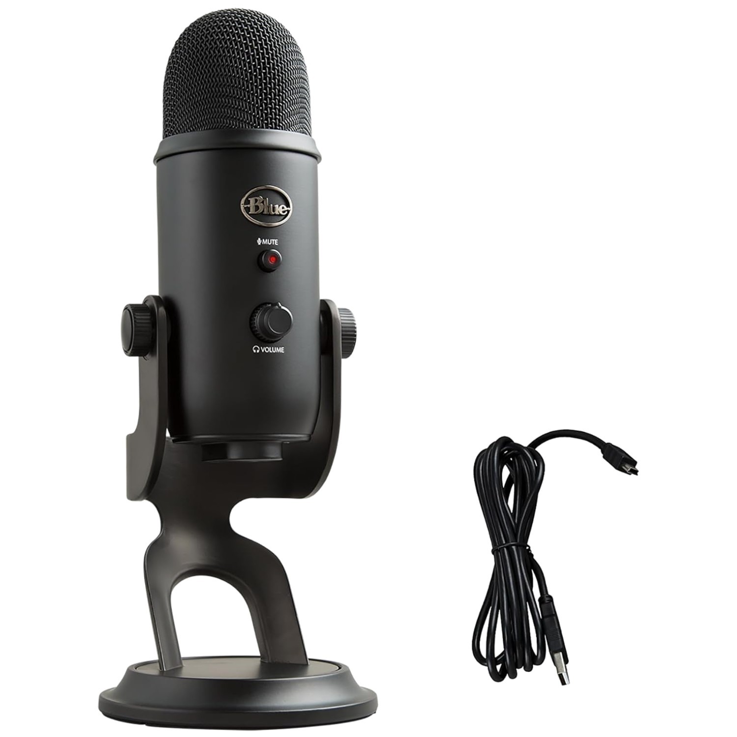 Yeti USB Microphone - Blackout, Tri-Capsule for Gaming, Streaming & Podcasting