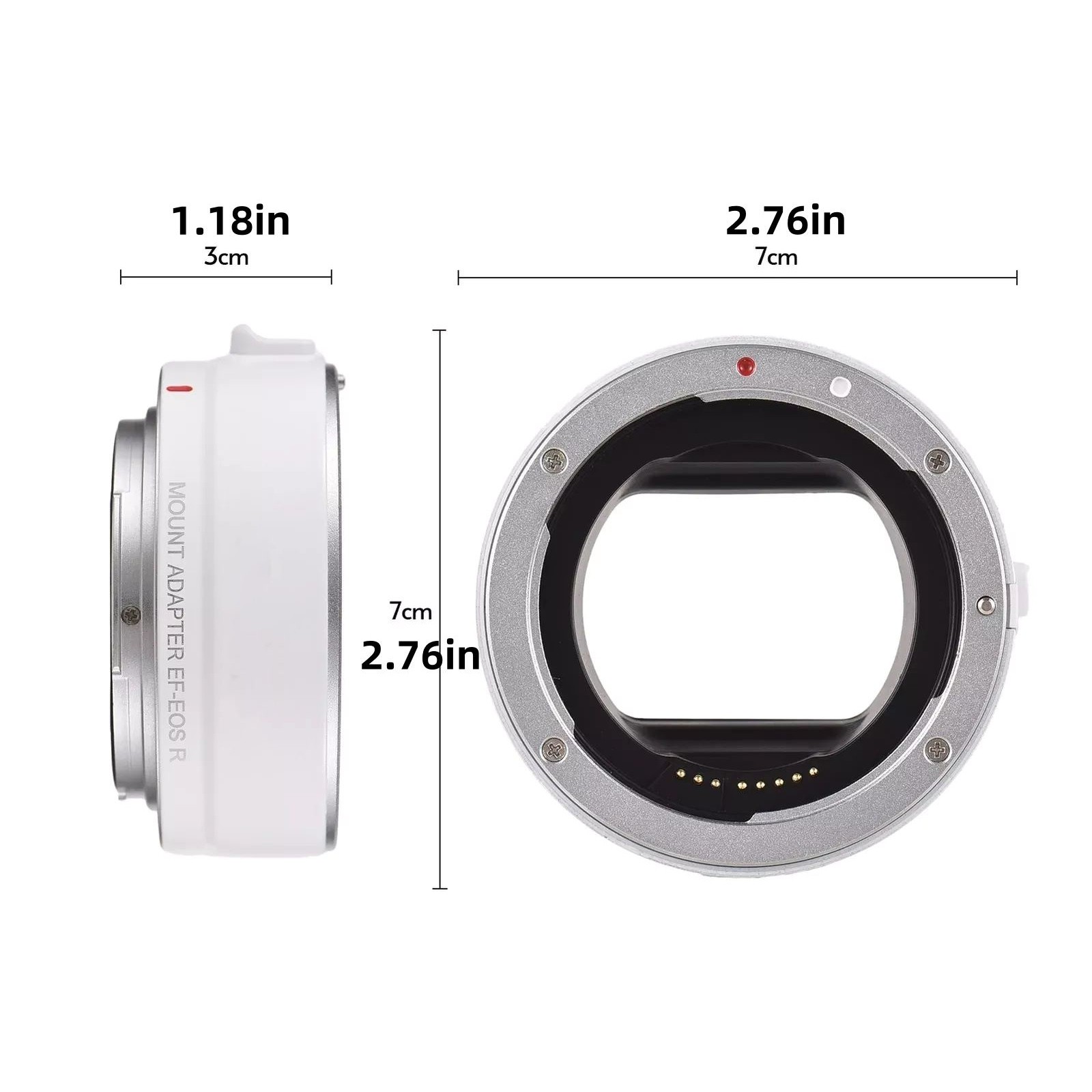 EF-EOS R Auto Focus Lens Adapter For Canon EF EF-S Lens To EOS R RF Mount Camera