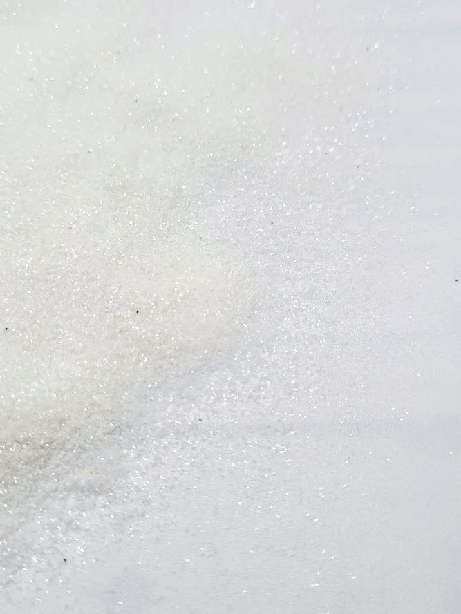 Ultra Fine White Glitter - Arctic Ash 3 oz.