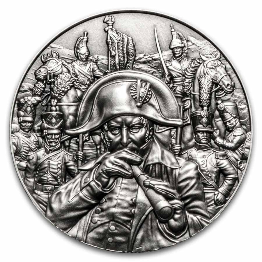 2026 Niue 2 oz Silver Napoleon Coin (w/ Box & COA)